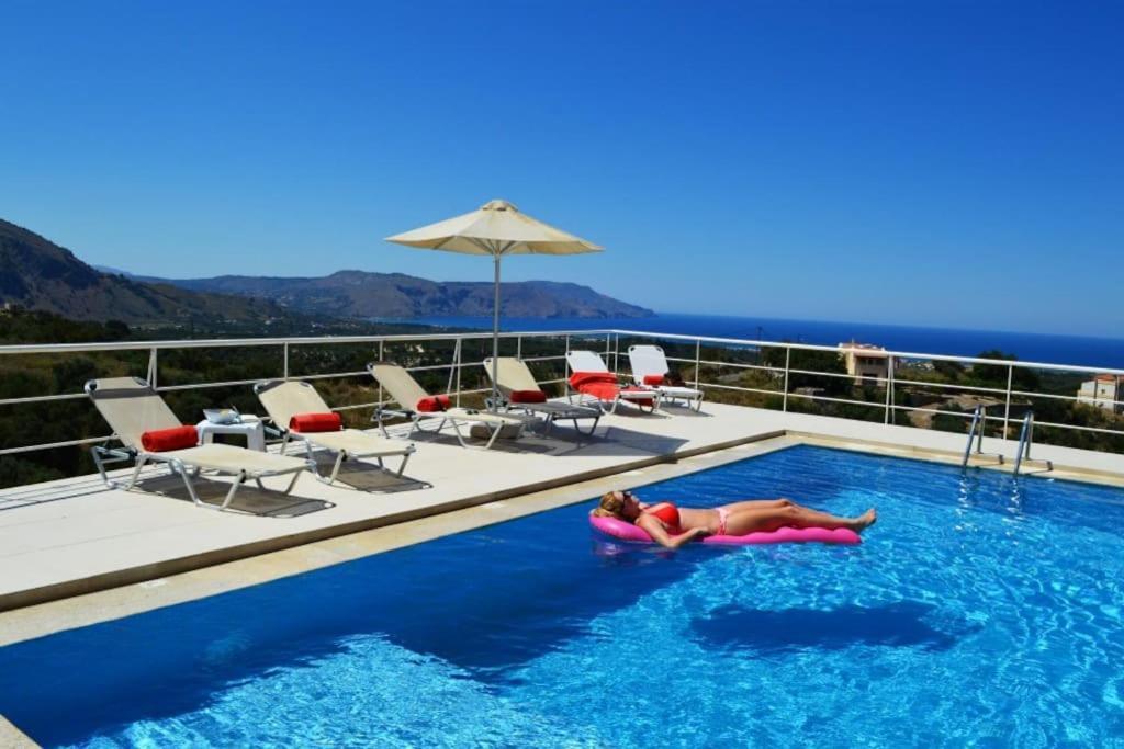 Villa Vuna - Private Pool -Sea View Ханя Екстериор снимка