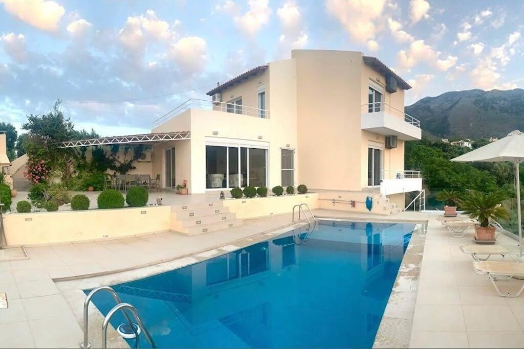 Villa Vuna - Private Pool -Sea View Ханя Екстериор снимка