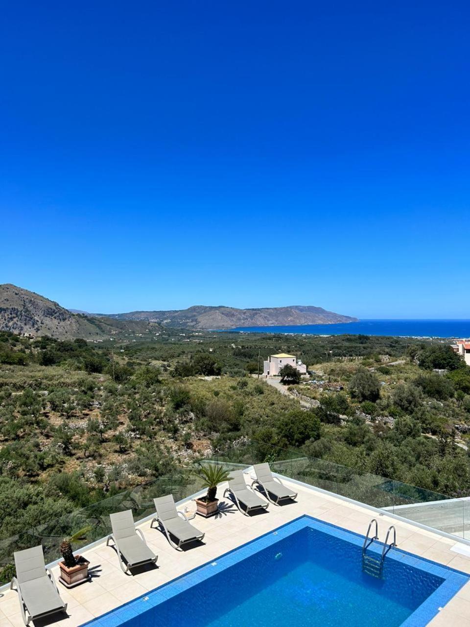 Villa Vuna - Private Pool -Sea View Ханя Екстериор снимка